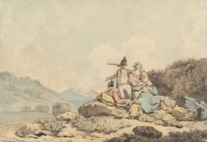 Soldats et paysannes - Francis Wheatley